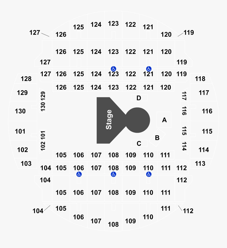 Section Center Row V Seat 8 Bojangles Coliseum, HD Png Download