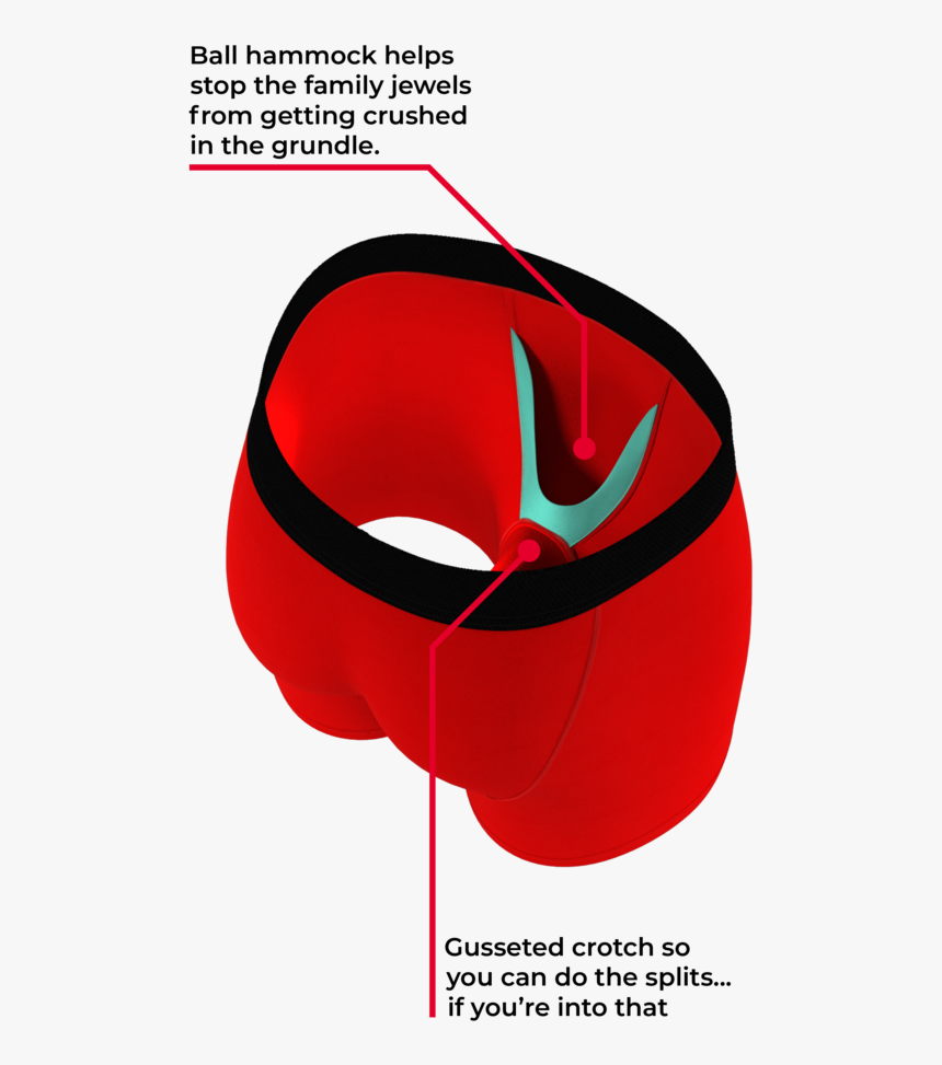 The Red Dong Effect , Png Download - Ball Hammock Boxers, Transparent Png