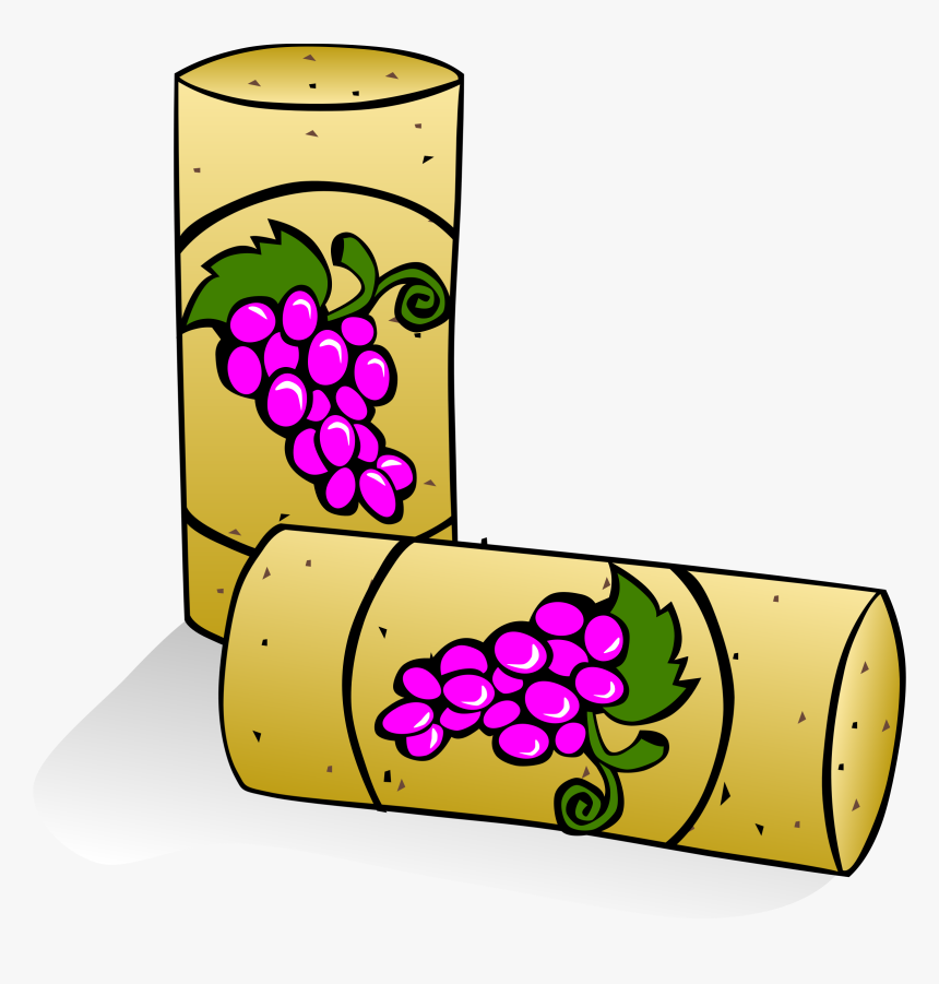 Wine Corks Clip Art Free Vector 4vector - Wine Cork Clip Art, HD Png Download