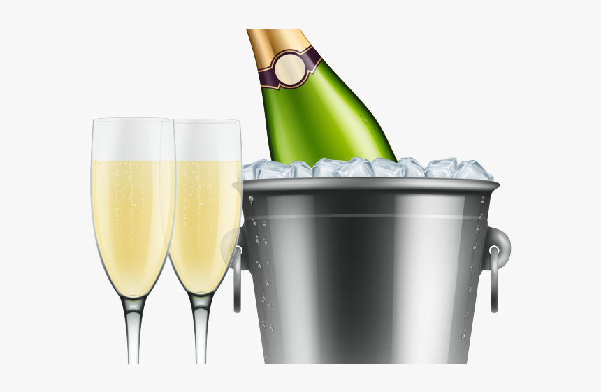 Bottles Of Champagne Transparent Background, HD Png Download