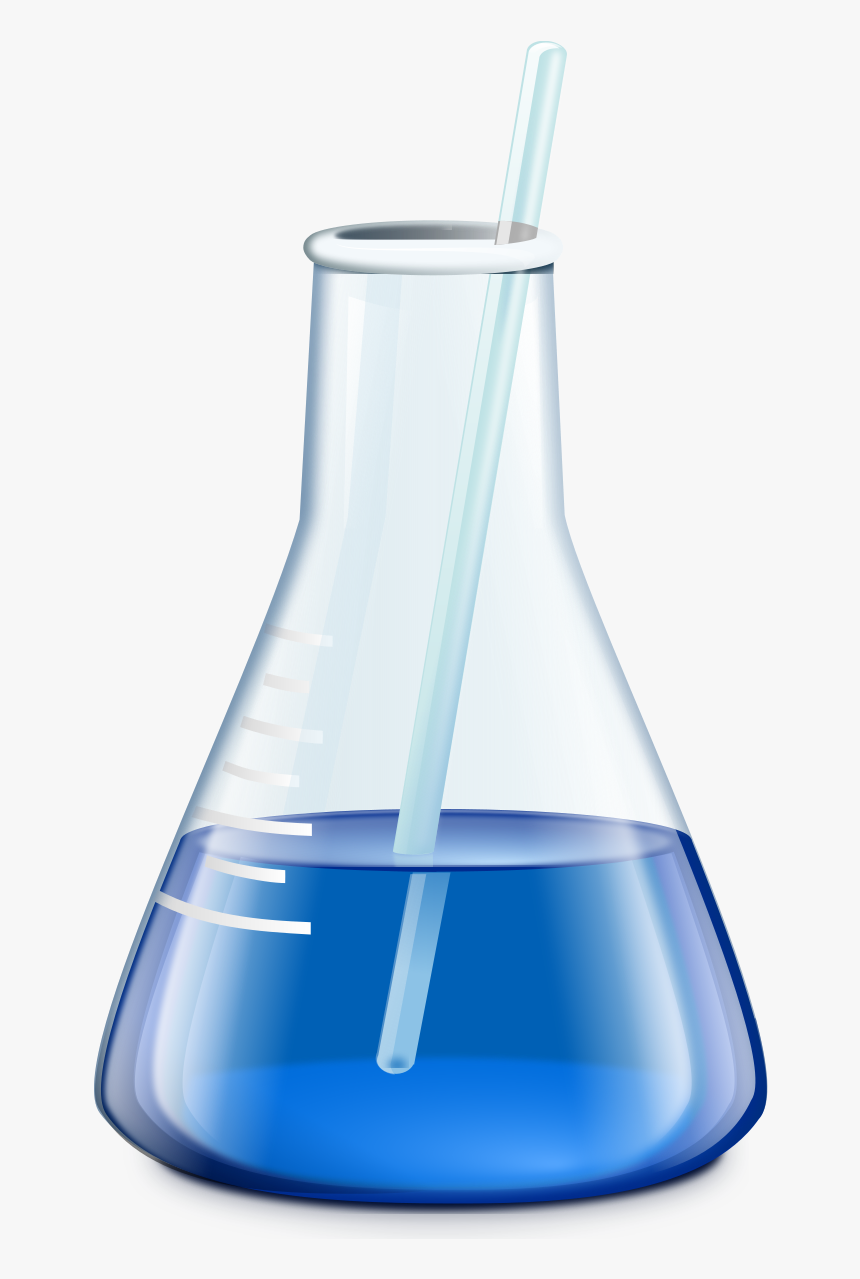 Рисунок колбы с жидкостью