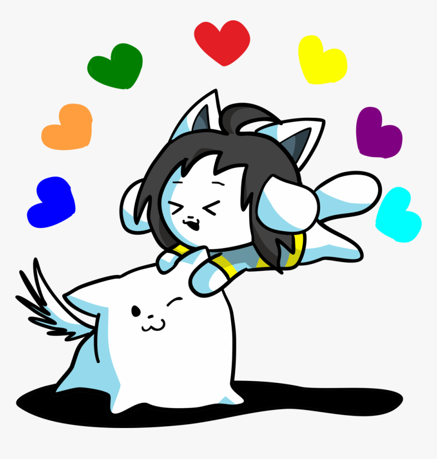 Temmie And Annoying Dog Are Determined To Drive People - Temmie And Annoying Dog, HD Png Download