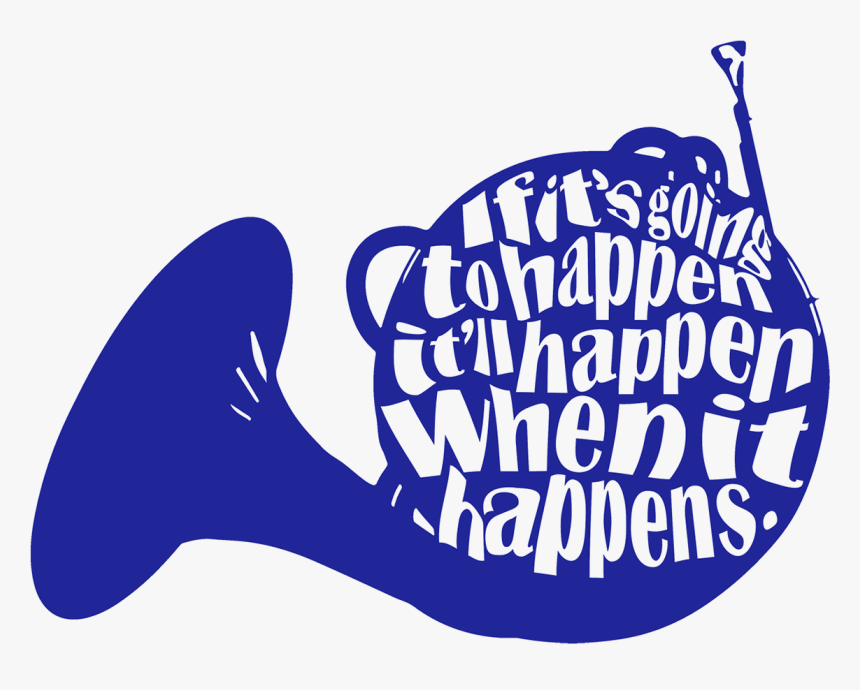French Horn Clipart At Getdrawings - Met Your Mother Blue French Horn, HD Png Download