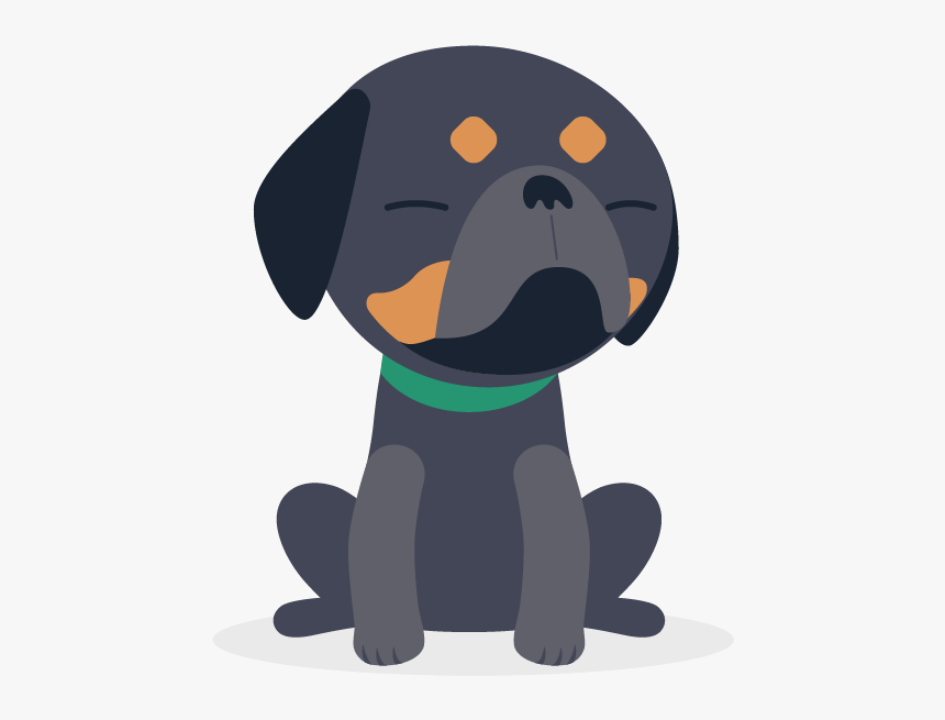 Dog Ate Papers Flat Design Clipart Png, Transparent Png