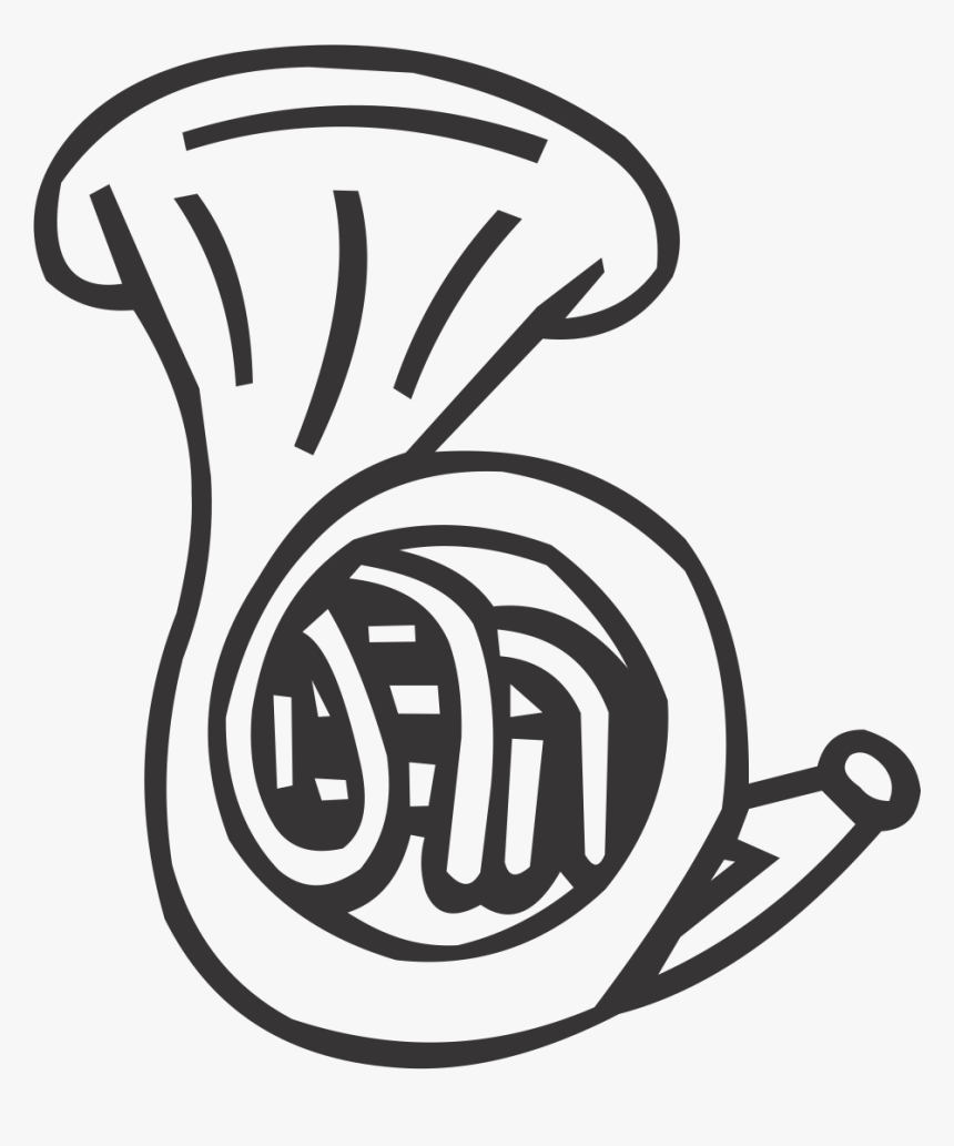French Horn - Illustration, HD Png Download