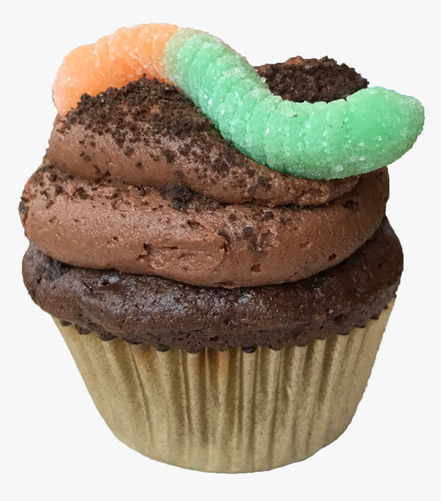 Worms Dirt - Cupcake, HD Png Download