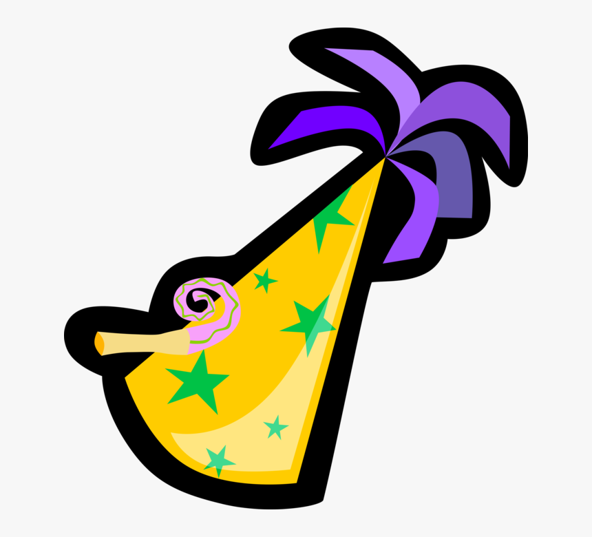 Vector Illustration Of Birthday Party Or New Years, HD Png Download
