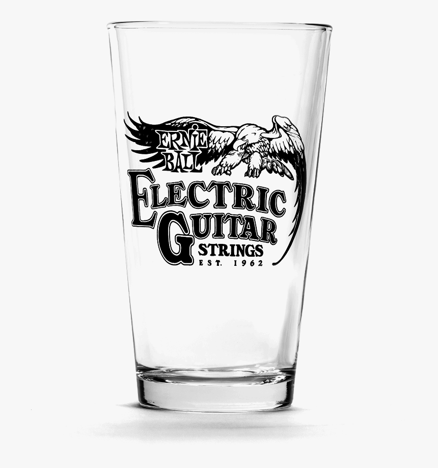 Vintage Logo Pint Glasses Front - Ernie Ball Glass, HD Png Download