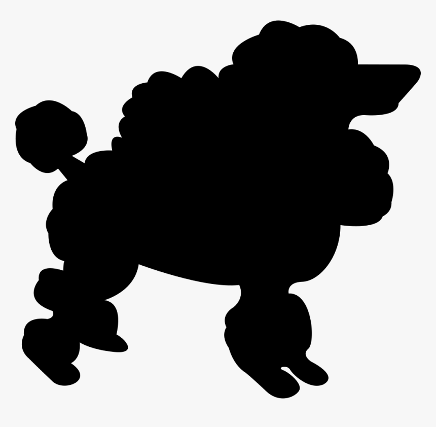 Shaggy Dog Silhouette - Silhouette, HD Png Download