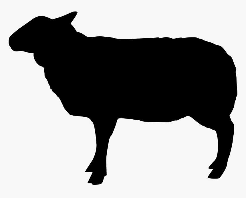Transparent Cow Icon Png - Cow Silhouette Clipart, Png Download
