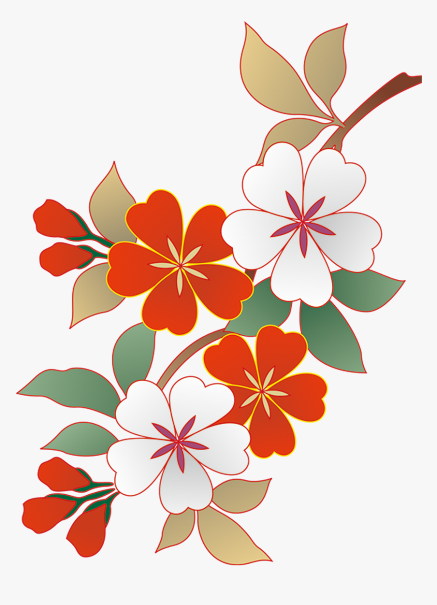 Japan Cherry Blossom Illustration, HD Png Download