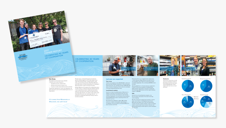 River Market Annual Report - Paper, HD Png Download