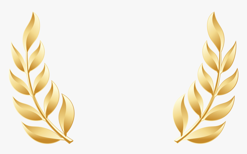 Golden Laurel Pattern Clipart , Png Download Golden Laurel Leaves Png