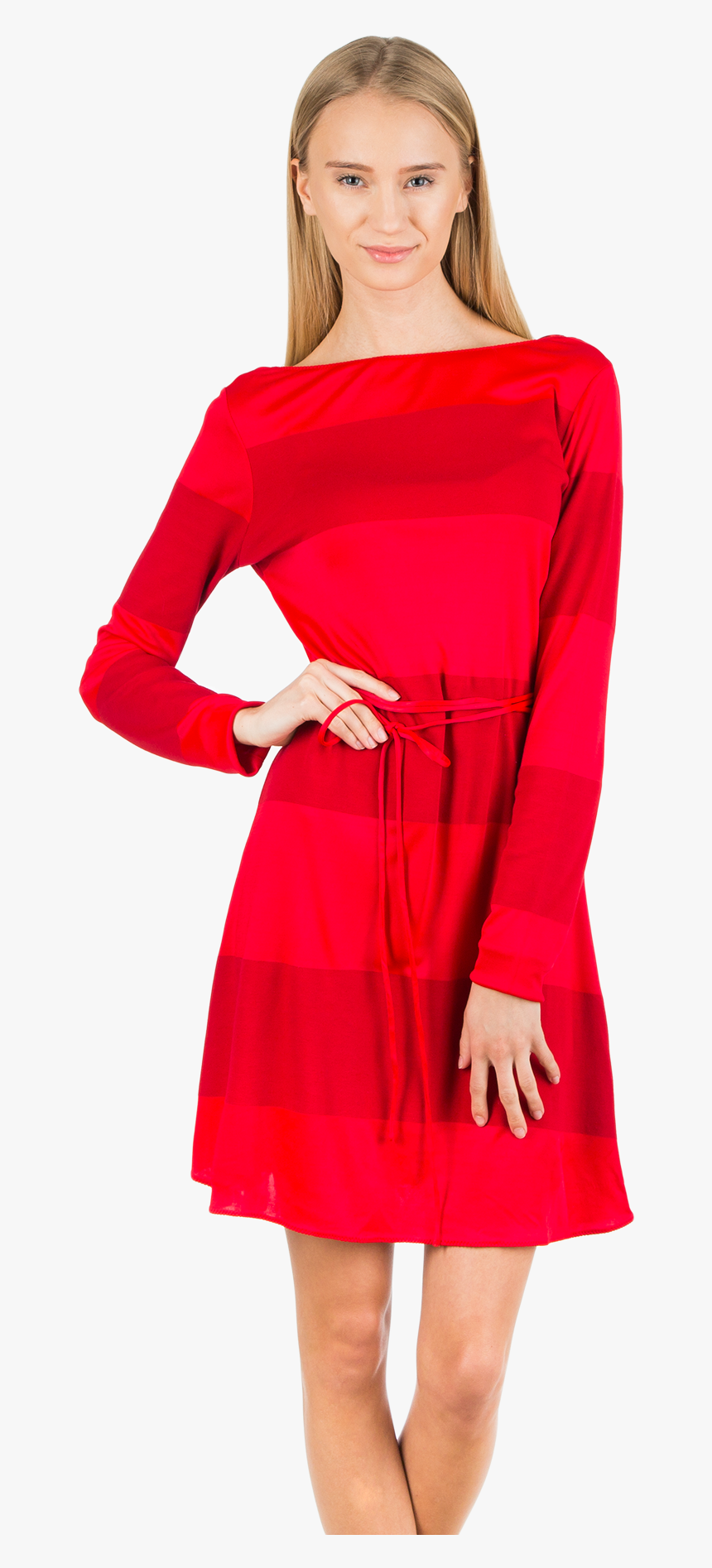 Dress Gigi Hadid Slash Nk - Formal Wear, HD Png Download