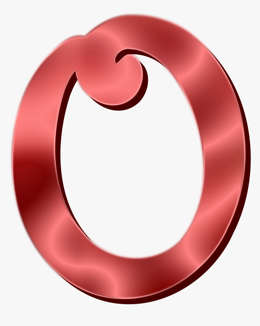 Pink,circle,magenta - Letter O In A Circle, HD Png Download