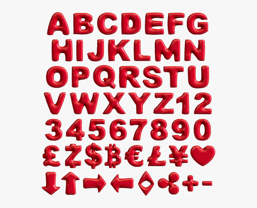 Inflatable Letter Font, HD Png Download