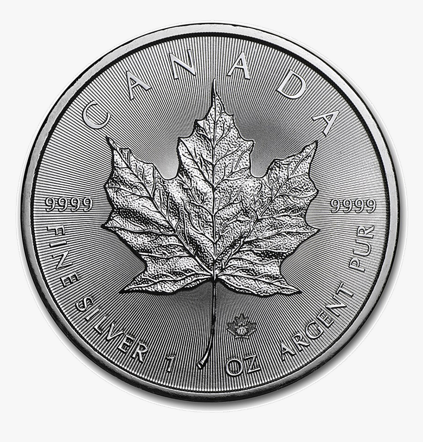 Canadian Silver Maple - 2018 Silver Maple Leaf Coin, HD Png Download