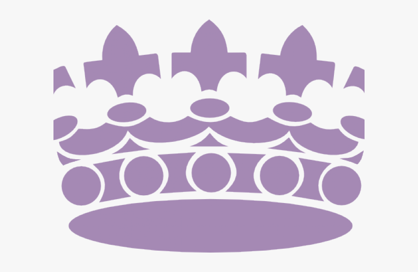 Purple Crown Cliparts - Silhouette King Crown Png, Transparent Png