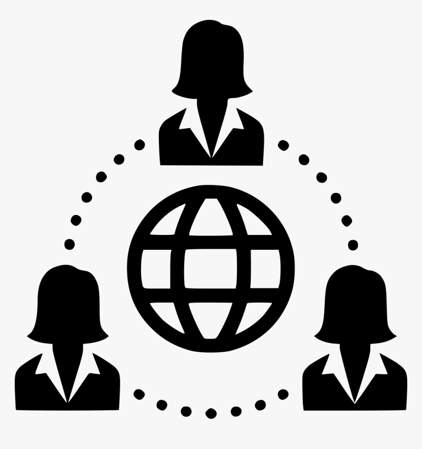 Team Web Women Group People Internet - Web Browser Icon Png, Transparent Png