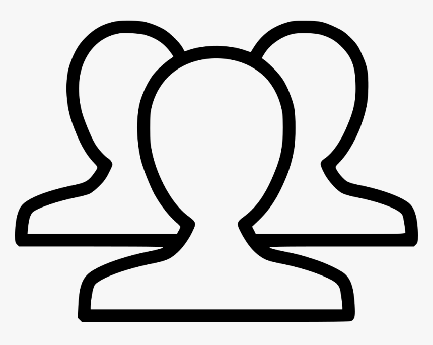 Transparent Group Of People Png - Group Of People Drawing, Png Download