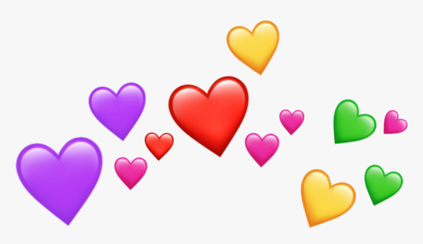 Hd Free Unlimited Download - Transparent Heart Emojis Png, Png Download