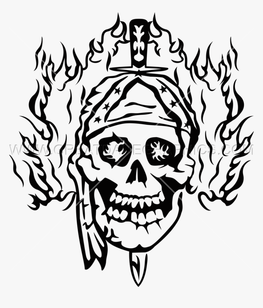 Skulls Transparent Rebel - Skull, HD Png Download