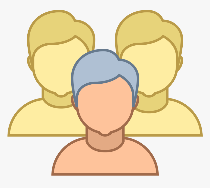 This Image Is Depicting A Group Of Four People Clustered - Racist Icon, HD Png Download