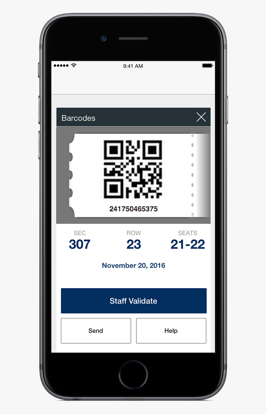 Ny Rangers Mobile Phone Ticket, HD Png Download