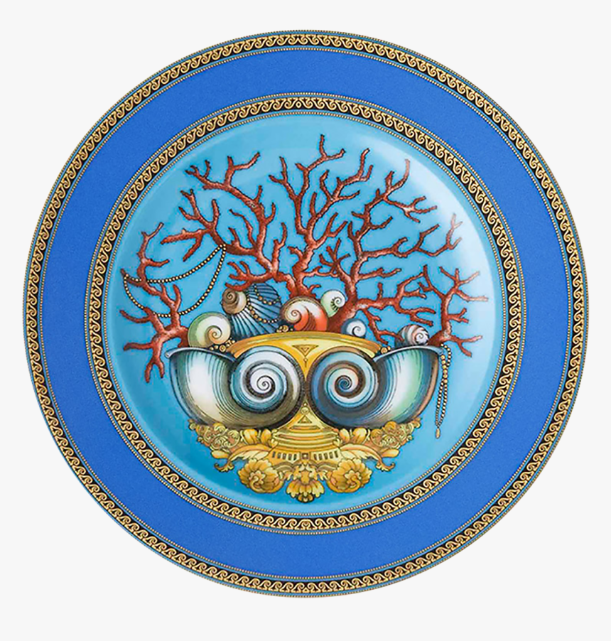 Trésor De La Mer Plate 18 Cm - Ceramiche Versace Mare, HD Png Download