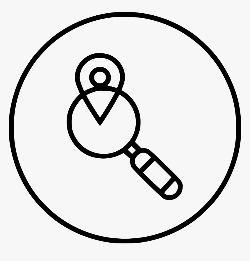 Transparent Map Pin Icon Png - Circle, Png Download