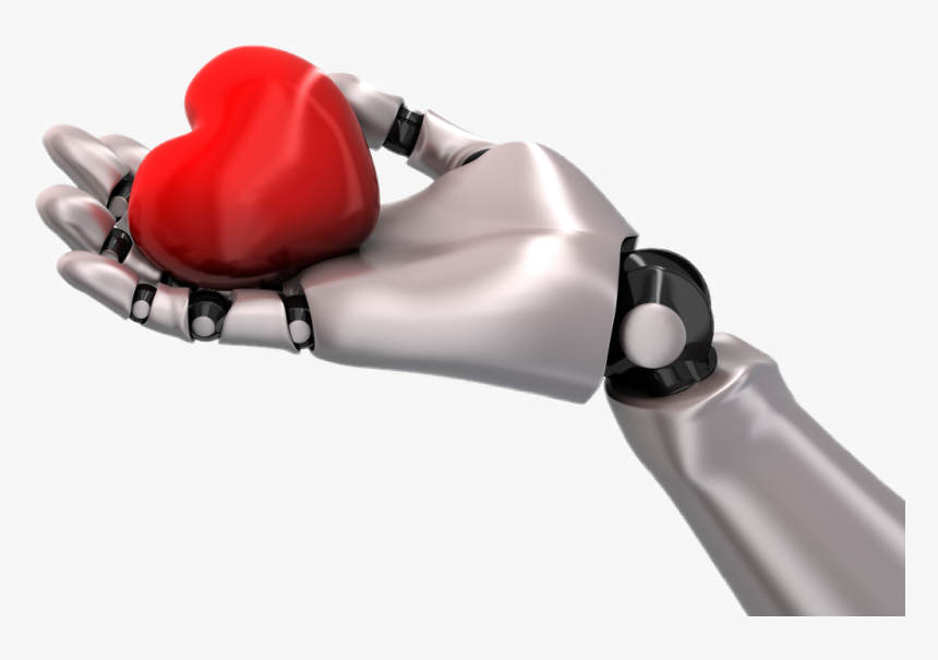 #robot #hand #heart #happyvalentinesday #valentinesday - Robotic My Love, HD Png Download