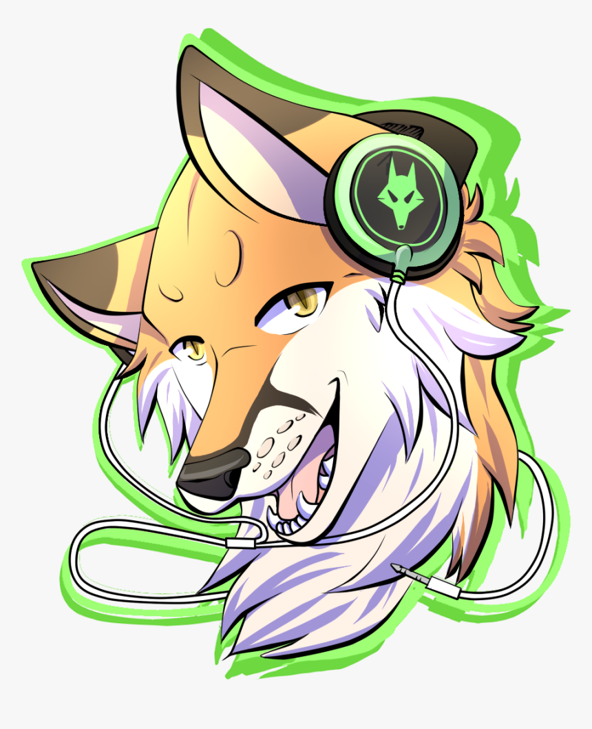 Head Phones Fox Clipart , Png Download - Cartoon, Transparent Png