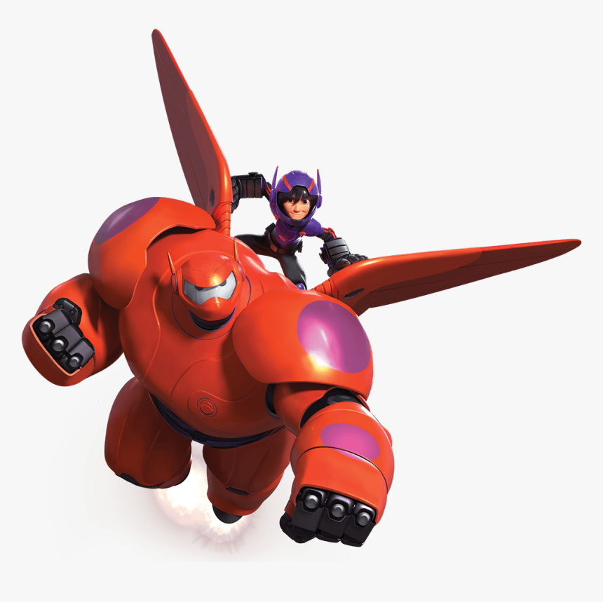 Hiro Ridding Baymax - Big Hero 6 Baymax And Hiro Png, Transparent Png