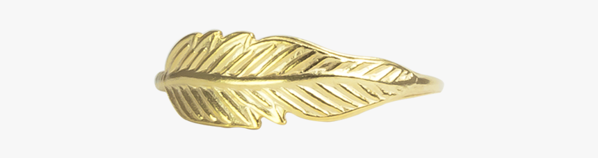 Gold Feather Ring - Butterfly, HD Png Download