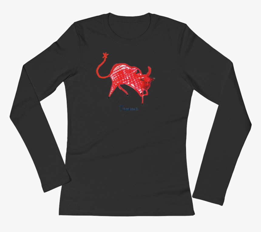 Taurus Tshirt Printfile Front Mockup Flat Front Black, HD Png Download