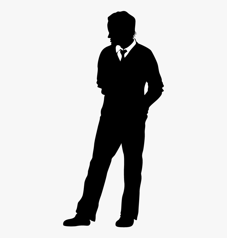 I Got Tired Of Pretending - Man In Suit Silhouette Png, Transparent Png
