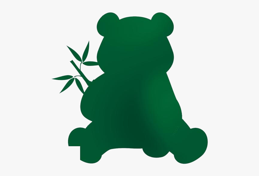 Panda Bear Png Transparent Images - Relacionar Figuras Con Siluetas, Png Download