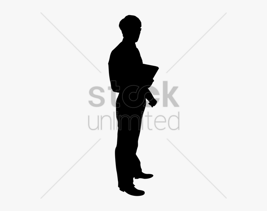 Businessman Silhouette V矢量图形 - Pixel Art Man Transparent, HD Png Download