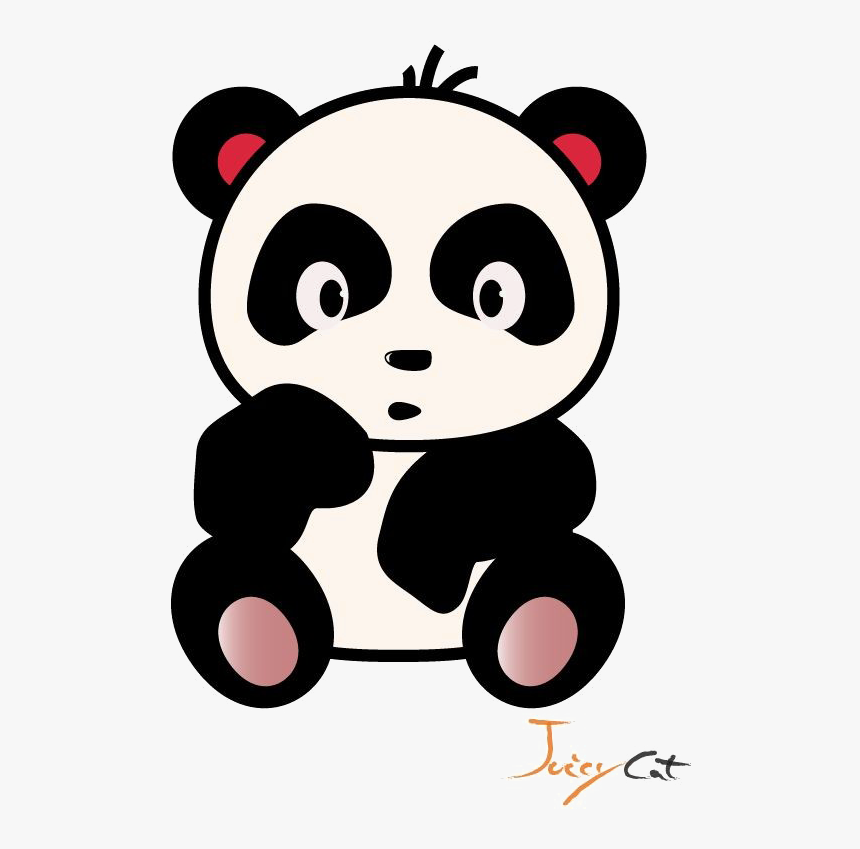 Cute Panda Png Transparent Image - Hinh Nen Gau Truc, Png Download