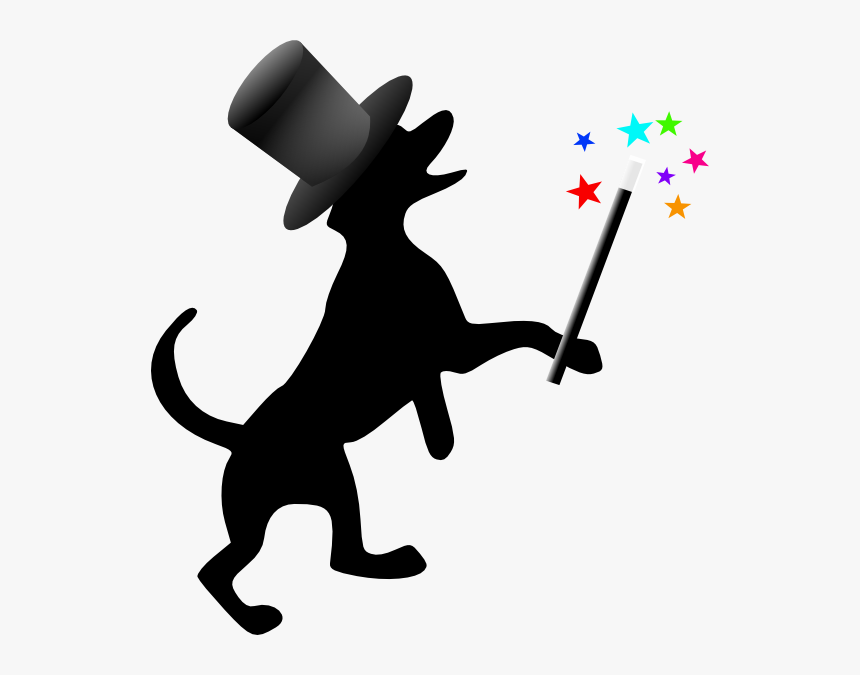 Cat Jumping Clipart - Dog Silhouette Transparent Background, HD Png Download