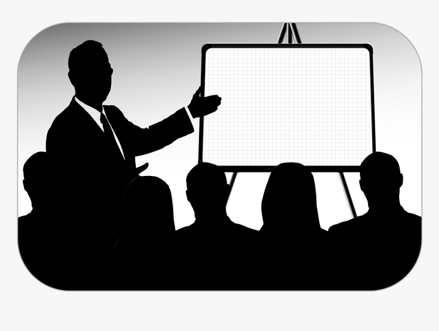 Company, Personal, Silhouettes, Businessman - Public Speaking Images Clip Art, HD Png Download
