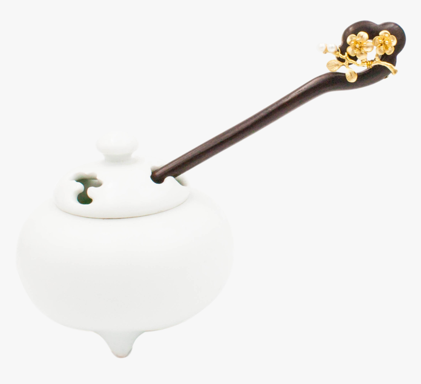 Plum Blossom Wood Hair Stick - Body Jewelry, HD Png Download
