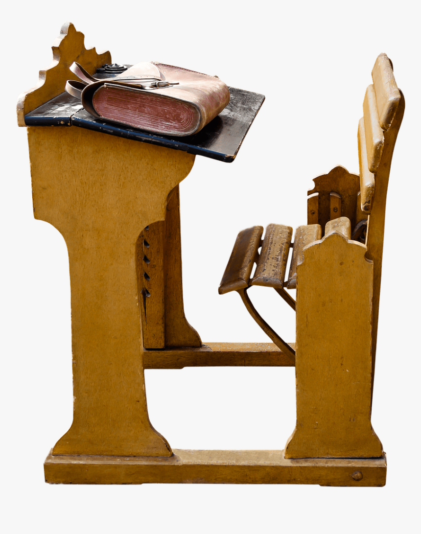 Heavy Desk Png - Old Desk School Png, Transparent Png