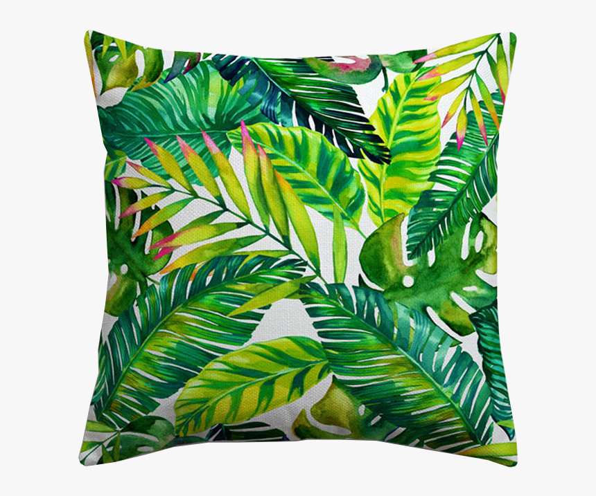 Mix & Match Cushion Covers - Wall Decor Leaves Design, HD Png Download