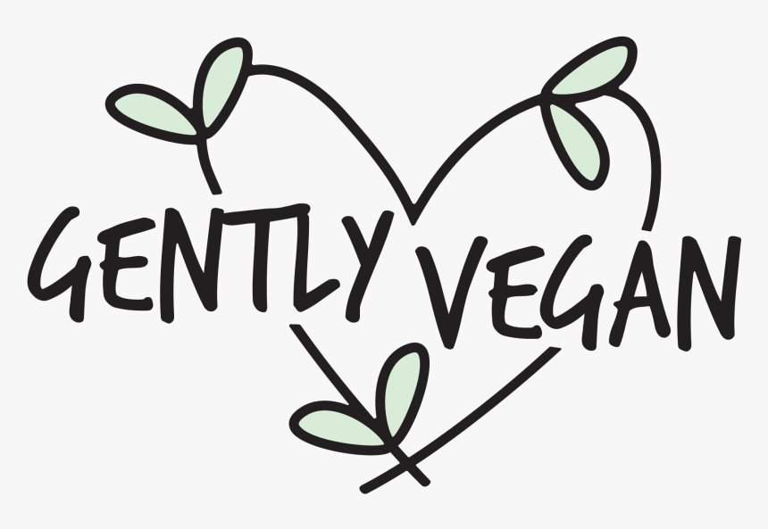 Vegan Logo Png - Gently Vegan, Transparent Png