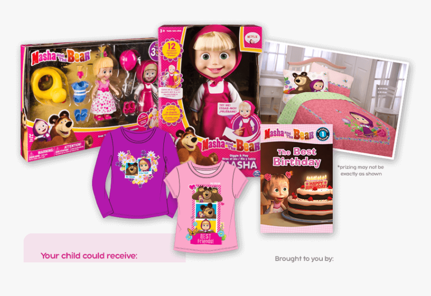 Transparent Masha And The Bear Png - Playset, Png Download