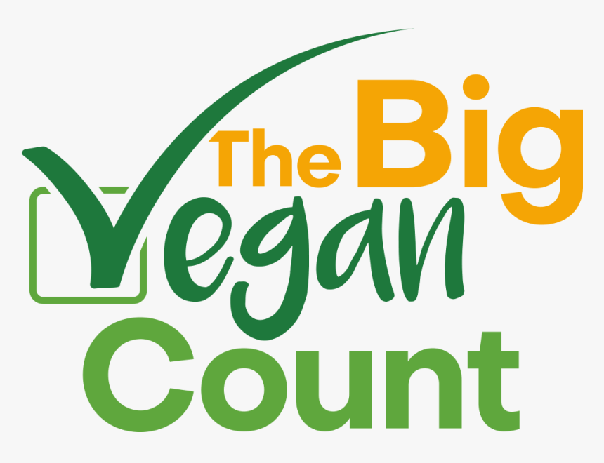 The Big Vegan Count Logo - Graphic Design, HD Png Download