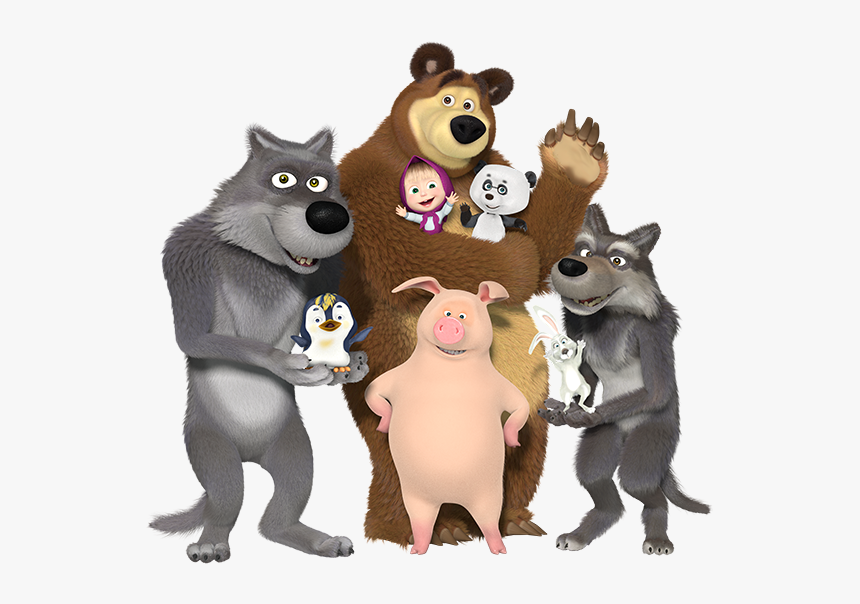 Masza I Niedźwiedź Bajki 5 Minut Przed Snem, HD Png Download