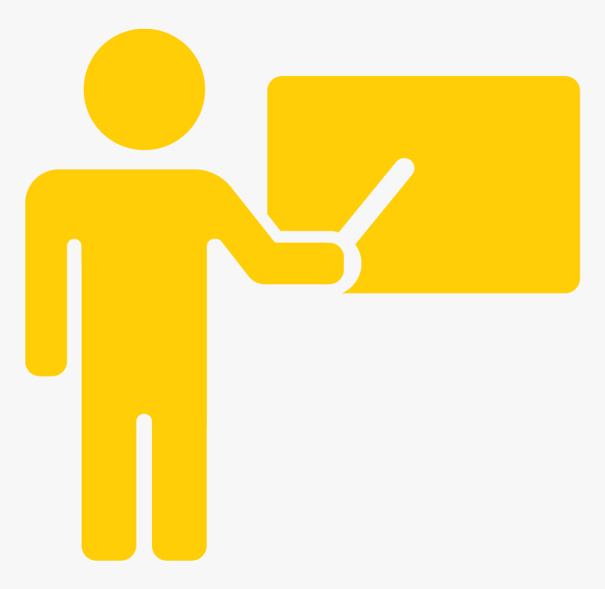 Teacher Icon Png Grey , Png Download - Workshop Icon Yellow, Transparent Png