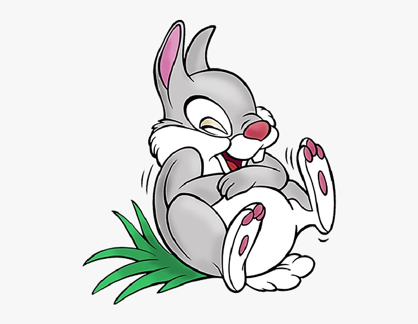 Bambi Clip Art Page - Laughing Bunny Clipart, HD Png Download